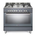 ELBA 90CM 4 GAS + 2 ELEC -SLATE GREY