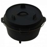 9.6lt CAST IRON POT WITH LEGS