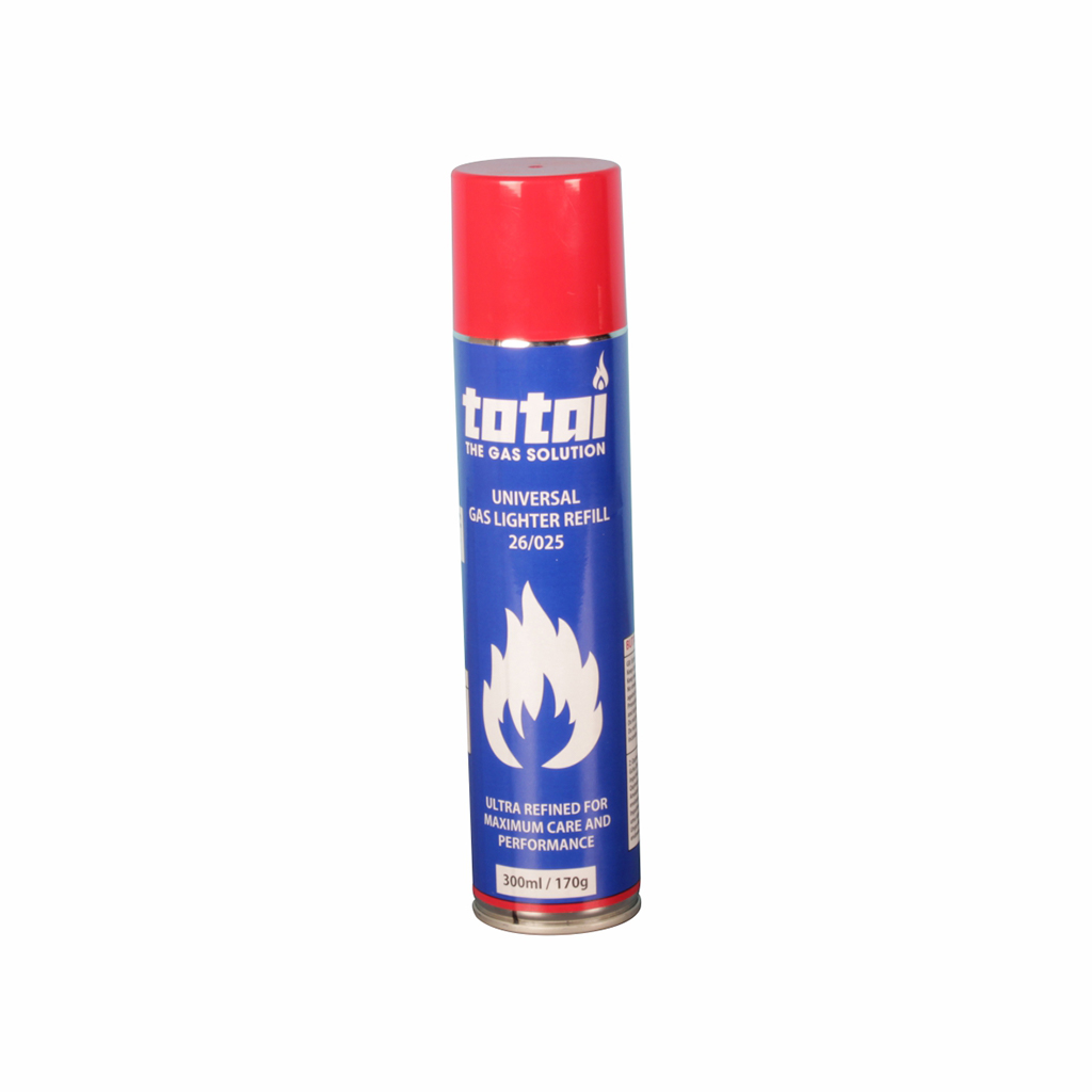1a666383e2025f5fd39a13617527c94a.jpg TOTAI 300ML BUTANE GAS REFILL - Image 1