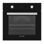ELBA 60CM MULTIFUNCTION ELECTRIC OVEN WITH BLACKGLASS FINISH