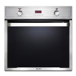 ELBA ELIO 60CM MULTIFUNCTION ELECTRIC OVEN- STAINLESS STEEL AND BLACK GLASS FINISH