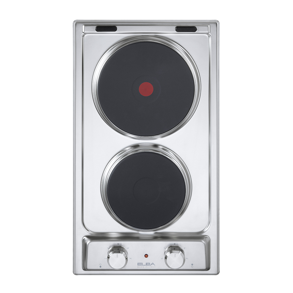 5a92428570e4bd29f2c0455ad6b38799.jpg ELBA 30CM 2 PLATE ELECTRIC HOB- STAINLESS STEEL - Image 1