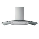ELICA 90CM CURVED GLASS COOKER HOOD- STAINLESS STEEL