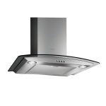 ELICA 60CM CURVED GLASS COOKER HOOD- STAINLESS STEEL