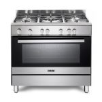 ELBA CLASSIC 90CM 5 BURNER GAS COOKER WITH GAS OVEN- STAINLESS STEEL (DEMO)