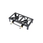 TOTAI CA8 TWO BURNER ANGLE IRON BOILING TABLE