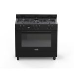 ELBA 90CM 5 GAS ELEC OVEN FS MATT BLACK
