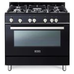 ELBA GAS STOVE GAS OVEN 5 PLATE - BLACK