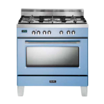 ELBA SPECIALITY VARIOUS 90CM 5 BURNER GAS STOVE ELECTRIC OVEN BLUE