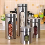 GLASS CANISTER SET