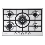 ELBA 5 BURNER STOVE STAINLESS STEEL