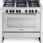 ELBA 5 PLATE GAS STOVE ELECTRIC OVEN STAINLESS STEEL