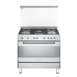ELBA SPECIALITY 90CM 5 BURNER GAS COOKER WITH ELECTRIC OVEN STAINLESS STEEL