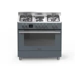 ELBA 90CM 4GAS /2 ELEC FS STOVE GRAY