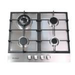 SAFEGAS 4 BURNER HOB STAINLESS STEEL