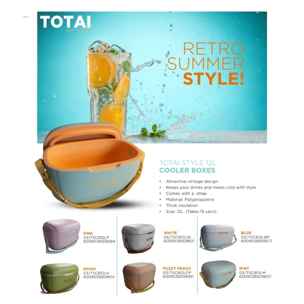 TOTAI STYLE 12L COOLER BOX - MINT
