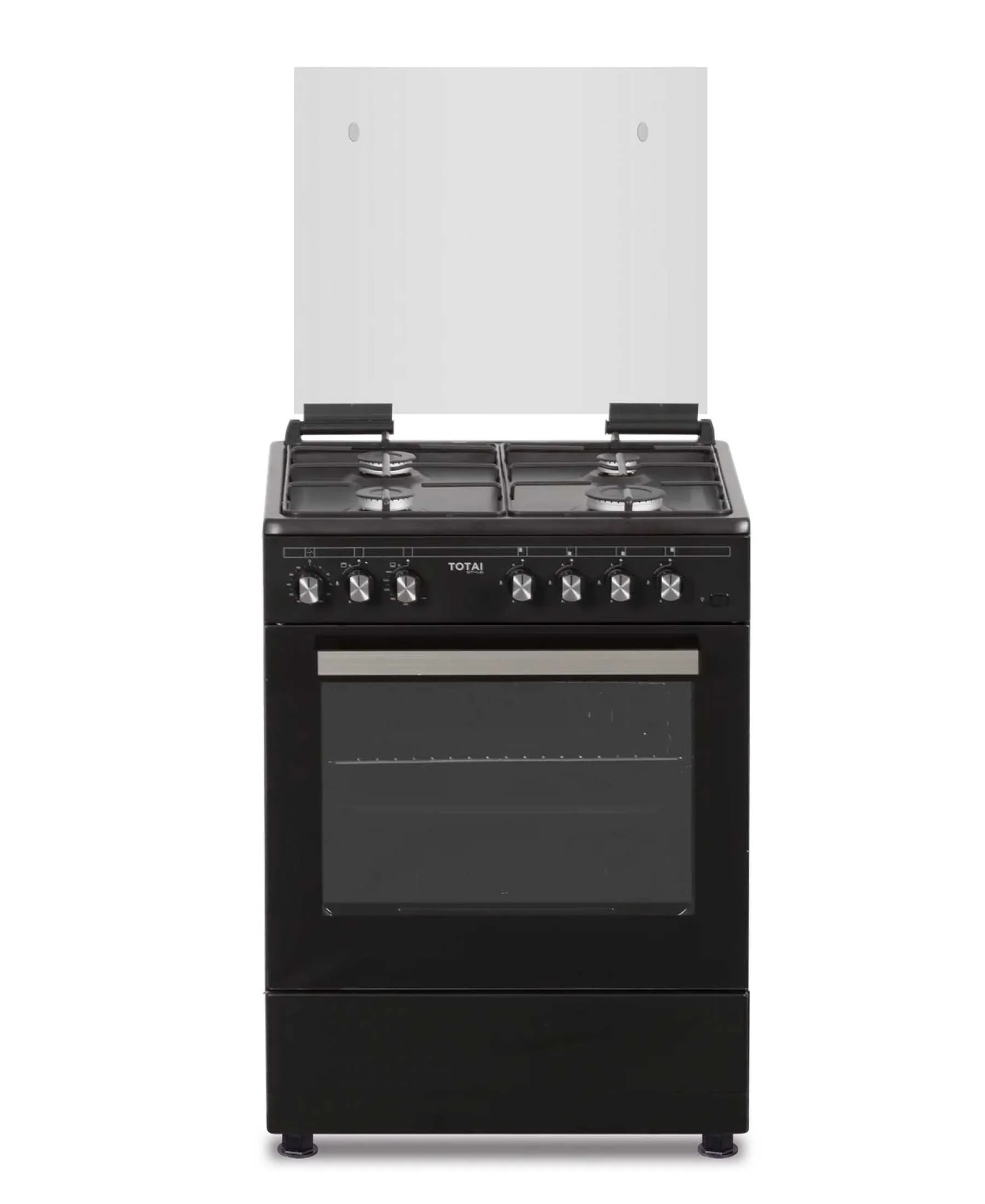 TOTAI-60CM-COOKER-GAS.webp TOTAI PREMIUM 60CM BLACK COOKER FULL GAS - Image 1