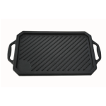 TOTAI CAST IRON DOUBLE SIDED RIBBED GRIDDLE