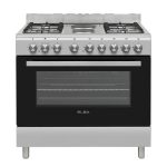 ELBA ESSENTIAL 90CM 4 GAS 2 ELECTRIC GAS COOKER - STAINLESS STEEL