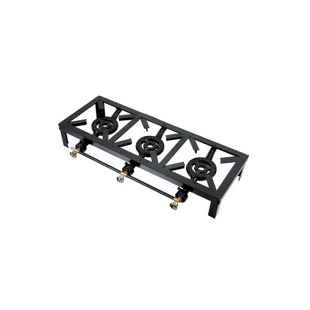 df5a4a73b637a8da333fb7b2c5cfc739.jpg TOTAI CA9 THREE BURNER ANGLE IRON BOILING TABLE - Image 1