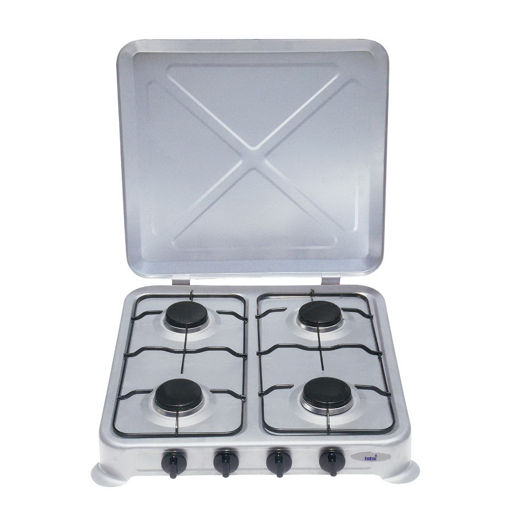 e508438b38584a1fe942829e8fff92e4.jpg TOTAI 4 BURNER TABLETOP GAS STOVE WITH LID - Image 1