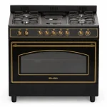 ELBA 90CM 4 GAS / 2 ELEC FS STOVE BLACK